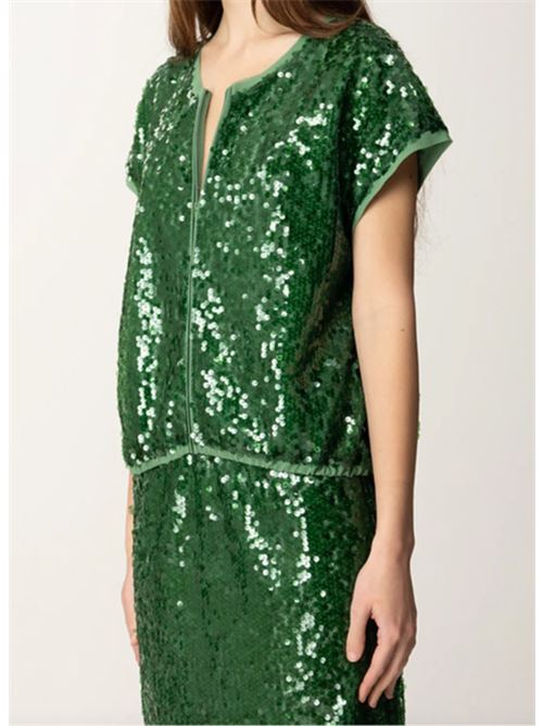 Blusa M/C con paillettes Manila Grace MANILA GRACE | C198PY-MA509